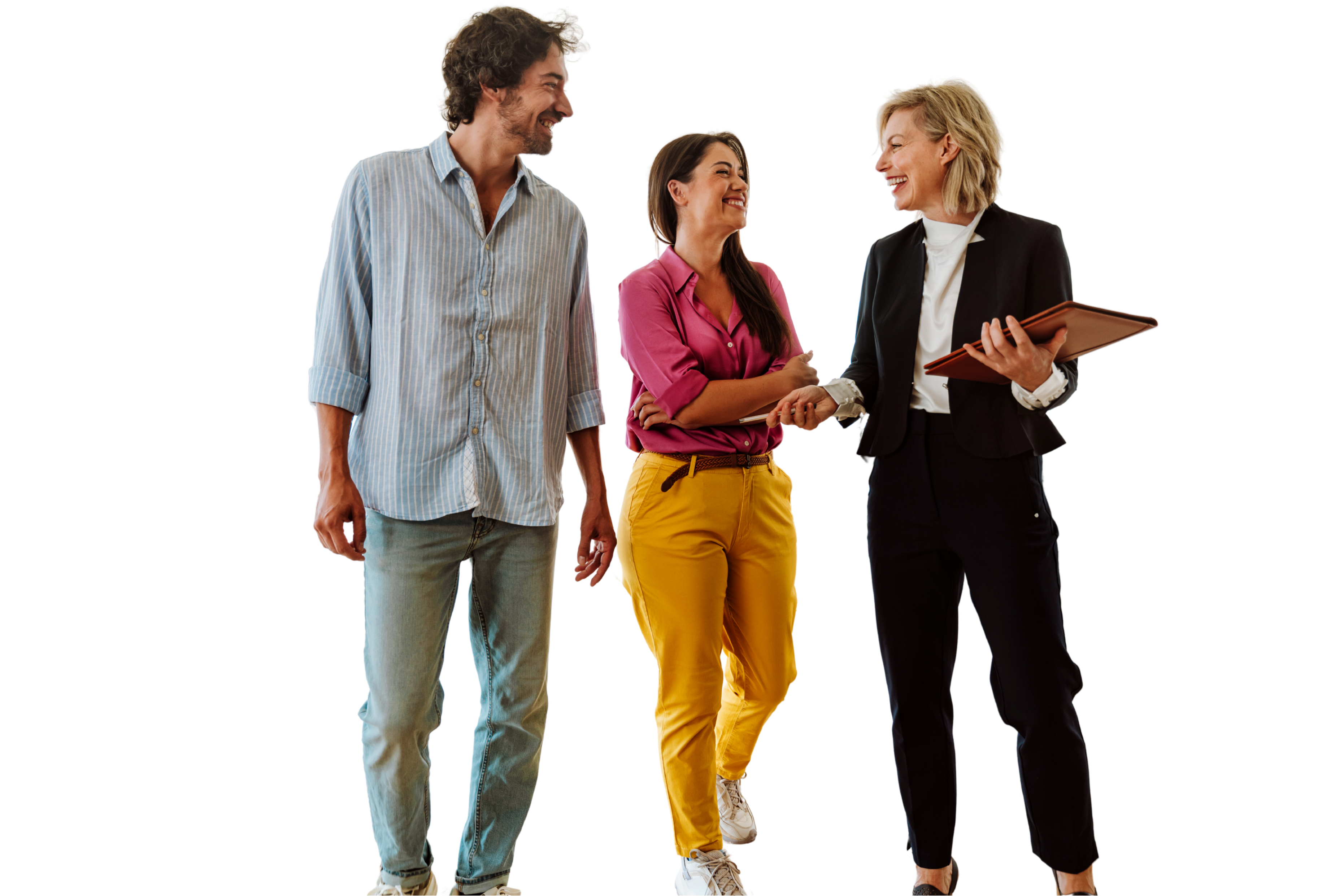 Real estate agent meeting with clients